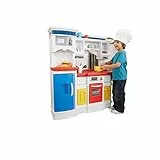 Little Tikes Cucina per Bambini Prep-n-Serve, Design Realistico con Porte Funzionanti ed Elettrodomestici Interattivi, Incoraggia il Gioco Creativo, Età: da 24 mesi a 6+ anni