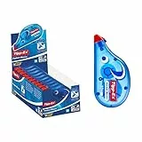 BIC Tipp-Ex Bianchetto a Nastro, Mini Pocket Mouse, Correttore a Nastro, Confezione da 10, Fornitura Cancelleria Scuola e Ufficio