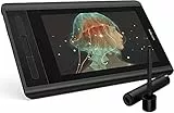 XP-PEN Artist 12 Tavoletta Grafica con Schermo HD 11,6 Pollici Monitor con Pennino Passivo 8192 Livelli di Pressione + Porta Penne Multifunzione + Guanto per Tablet (Artist 12 Standard, Nero)