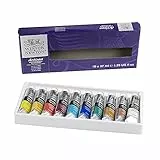 Winsor & Newton Artisan 1590270 - Set di colori ad olio, alta concentrazione di pigmenti, buona copertura e resistenza alla luce, 10 colori ad olio in tubetti da 37 ml