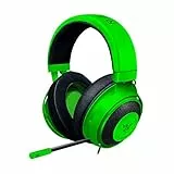 Razer Kraken, Cuffie Cablateda Gaming Multipiattaperma, Driver da 50 mm con Calibrazione Personalizzata, Microfono Retrattile Unidirezionale, Cavo Audio da 3,5 mm con Controlli su Filo, Verde