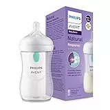 Philips Avent Biberon Natural Response da 260 ml con valvola Airfree, senza BPA, per neonati e bambini da 1 mese in su (modello SCY673/01)
