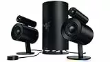 Razer Nommo Pro THX Certified Premium Audio, Dolby Virtual Surround Sound, Subwoofer con Accensione verso il Basso, Alimentato da Razer Chroma, Altoparlanti da Gioco per PC