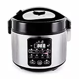 Yum Asia Kumo YumCarb Cuociriso con ciotola in ceramica e logica fuzzy avanzata, (5,5 tazze, 1 litro), 5 funzioni di cottura del riso, 3 funzioni di cottura multipla,) 220-240V