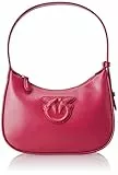 Pinko Love Mini Half Moon Vitello SP, Borsa Donna, N17Q_Barbabietola CH-Antique Gold, U
