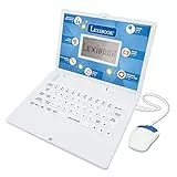 Lexibook Computer Portatile educativo bilingue italiano/inglese-124 attività per Un apprendimento Divertente e interattivo-Matematica, logica, Musica, Orologio, JC598i5