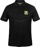 Valentino Rossi VR46 Riders Academy Collection, Polo Uomo, Nero, XS