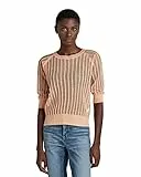G-STAR RAW Women's Pointelle Knitted Top, Rosa (peach nougat D21656-D140-C962), S
