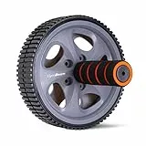 GymBeam Ruota Addominali, Ab Wheel con Doppia Ruota per una Presa Stabile, Ab Roller, Ruota per Addominali, Addominali Attrezzi, Rafforza Muscoli Addominali, Mani, Spalle e Schiena