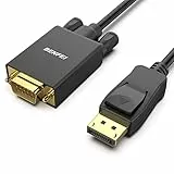 BENFEI Cavo DisplayPort a VGA 0,9 m, adattatore da porta display VGA da maschio a maschio, cavo placcato in oro per Lenovo, Dell, HP, ASUS e altri marchi