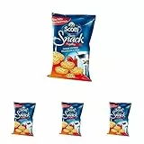 Riso Scotti - Risette Snack di Riso alla Paprika - Snack Gallette di Riso Senza Glutine Bio, Non Fritto, No Glutammato - 60 gr (Confezione da 4)