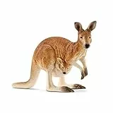 SCHLEICH 14756 Canguro, da 3 anni, WILD LIFE - Figura, 4 x 12 x 7 cm