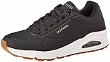 Skechers Uno - Stand On Air, Scarpe da ginnastica Uomo, Black Durabuck Trim, 42 EU
