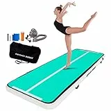 AIRTRACK NORDIC Home 3m Special Edition Tappetino Gonfiabile per Ginnastica - Resistente e Facile da trasportare - con Pompa ad Aria elettrica