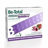 Be-Total Immuno Protection Integratore Alimentare di Vitamine B, Echinacea e Acerola, Supporta le Difese Immunitarie, Gusto Agrumi, 14 Bustine