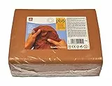 Sio2 Plus - Argilla autoindurente da modellare, 5 kg, colore: terracotta