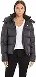 Calvin Klein Jeans MW Down Archetype Short Puffer Piumini, CK Black, S Donna