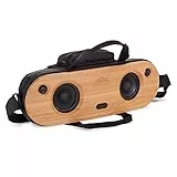 House of Marley Bag Of Riddim Altoparlante Wireless Bluetooth 4.0, 40 W, Uscita AUX e USB, Batteria Ricaricabile con Durata Fino a 8 Ore, Nero