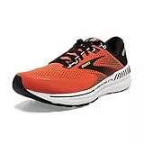 Brooks Adrenaline GTS 22, Scarpe da Corsa Uomo, Orange Black White, 44 EU