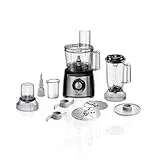 Bosch MultiTalent 3 Robot da Cucina Multifunzione Compatto - Oltre 50 Funzioni, 800 W, Ciotola 2,3 l, Accessori per Tagliare, Macinare, Affettare, Impastare, Grattugiare, Montare e Tritare Ghiaccio