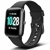 ZOSKVEE Smartwatch, Impermeabile 5ATM, Uomo Donna Fitness Sportivo Orologio, Monitoraggio Frequenza Cardiaca e Sonno, Notifiche Chiamate Whatsapp, Compatibile con Android/iOS