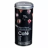 1 x scatola per capsule di caffè; scatola per cialde di caffè, porta capsule (18 x 8 cm).