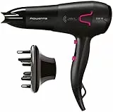 Rowenta Cv5623 Power Pro Ionic, Asciugacapelli,2200 W, Emissione Di Ioni, 6 Impostazioni, 2 Temperature, Diffusore Per Ricci, Nero