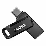 SanDisk 128GB Ultra Dual Drive Go Flash Drive with reversible USB Type-C and USB Type-A connectors, for smartphones, tablets, Macs and computers