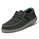 Hey Dude Scarpe da uomo Wally Sox MOC Toe, Charcoal, 43 EU