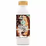 Garnier Fructis Hair Food Burro Di Cacao Rigenerante, Balsamo Per Capelli Secchi E Ricci, 97% Di Ingredienti Di Origine Naturale, Senza Siliconi, 350 Ml