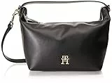 Tommy Hilfiger Borsa a Tracolla Donna TH Casual Shoulder Bag Piccola, Nero (Black), Taglia Unica