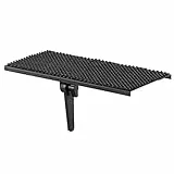 Suptek Ripiano Superiore dello Schermo 30cm Nero Scaffale superiore per TV Regolabile Ripiano Superiore del Monitor per Dispositivi di Streaming, TV Box, Altoparlanti e Decorazioni per La Casa CS106M