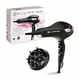 Bellissima Imetec P7 3200 Asciugacapelli, Motore Professionale, 2100 Watt, Ionizzatore, 2 Velocità, 3 Temperature, Diffusore per Ricci, Colpo Aria Fredda, Leggero, Custodia da Viaggio, Fermacavo