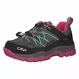 CMP Bambini Rigel Low, Scarpe Basse da Trekking ed Escursionismo, Cemento Pink Fluo, 35 EU