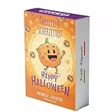 HALLOWEEN TARALLI Sugna e Pepe Idea Regalo Per Halloween 'Tarallo o Scherzetto?' 500gr Michele Iazzetta Cena Aperitivo Birra - Patatine - Mandorle Sgusciate - Confezionati Come Cialde Caffe