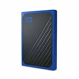 Western Digital WD My Passport Go SSD Portatile, 1 TB, Blu (Bordo Cobalto)