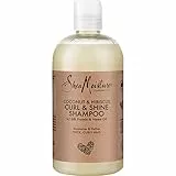 Shea Moisture, Shampoo per capelli ricci e lucenti con olio di cocco e ibisco, 384 ml