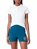 Tommy Hilfiger Maglietta Polo Maniche Corte Donna Heritage Slim Fit, Bianco (Classic White), M