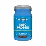 Keto Protein – Proteine Del Siero Del Latte, Carnitina, MCT - Gusto Cacao – 600g - Ultimate Italia