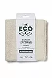 martini SPA - Mr.Eco - Panno pavimenti con fibre di bambù e cotone, 50x50 cm, 1 unità - MADE IN ITALY -