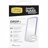 Pellicola protettiva in Vetro temperato OtterBox Amplify per iPhone 14 Pro con trattamento antimicrobico, x5 Protezione a rotture, graffi e cadute da 1.8m