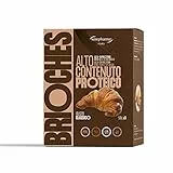 Brioches Classica Proteica - 3 Brioches Proteiche da 50g con 12,5g di Proteine, Basso Contenuto di Zucchero ed Elevato Potere Saziante - Gusto Classico