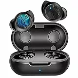 Cuffie Bluetooth 5.1 Auricolari Senza Fili Sport,In-Ear Wireless Earbuds Con Micofono,Bassi Profondi,Durata 24 Ore,Touch Control,IPX7 Impermeabili per iPhone Samsung Huawei Xiaomi Sony