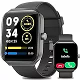 Quican Smartwatch Donna Uomo con Sonno Cardiofrequenzimetro da polso, 1,95'' Schermo Orologio Fitness Contapassi con Chiamata e Risposta, IP68 Impermeabile, Activity Tracker con 100 Modalità Sportive