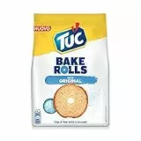 Tuc Bake Rolls, Gusto Original, Chips di Pane Cotte al Forno, Sottili e Croccanti, 150g