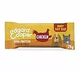 Edgard & Cooper Biscotti Cane Snack per Cani Dolci Bocconcini per Cani Cuccioli Adulti e Anziani Barretta Proteica Naturale Senza Cereali 25g x 20 Pollo Fresco, Deliziosi Dolci Proteici