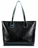 PIQUADRO Shopping bag in pelle sfoderata - Accessori da viaggio- Organizer per valigia Unisex - Adulto, Nero (Nero), 29 -