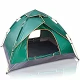 Iceberk Tenda da campeggio per 2-3 persone | Tenda 'pop-up' rapida e automatica per festival, campeggio e caravaning - Montaggio rapido simile a una tenda avvolgibile (verde)