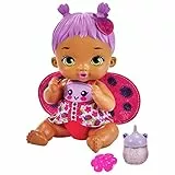 My Garden Baby - Bambola Junior Coccinella con accessori, tra cui un pannolino riutilizzabile, biberon, giocattolo per bambini 3+ Anni, HMX28