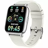 Smartwatch, Orologio Fitness Uomo Donna 1.69' Smart Watch con Contapassi/Cardiofrequenzimetro/SpO2/Cronometro, 24 Sportivo, Notifiche Messaggi, Impermeabil IP68 Fitness Tracker per Android iOS Motast